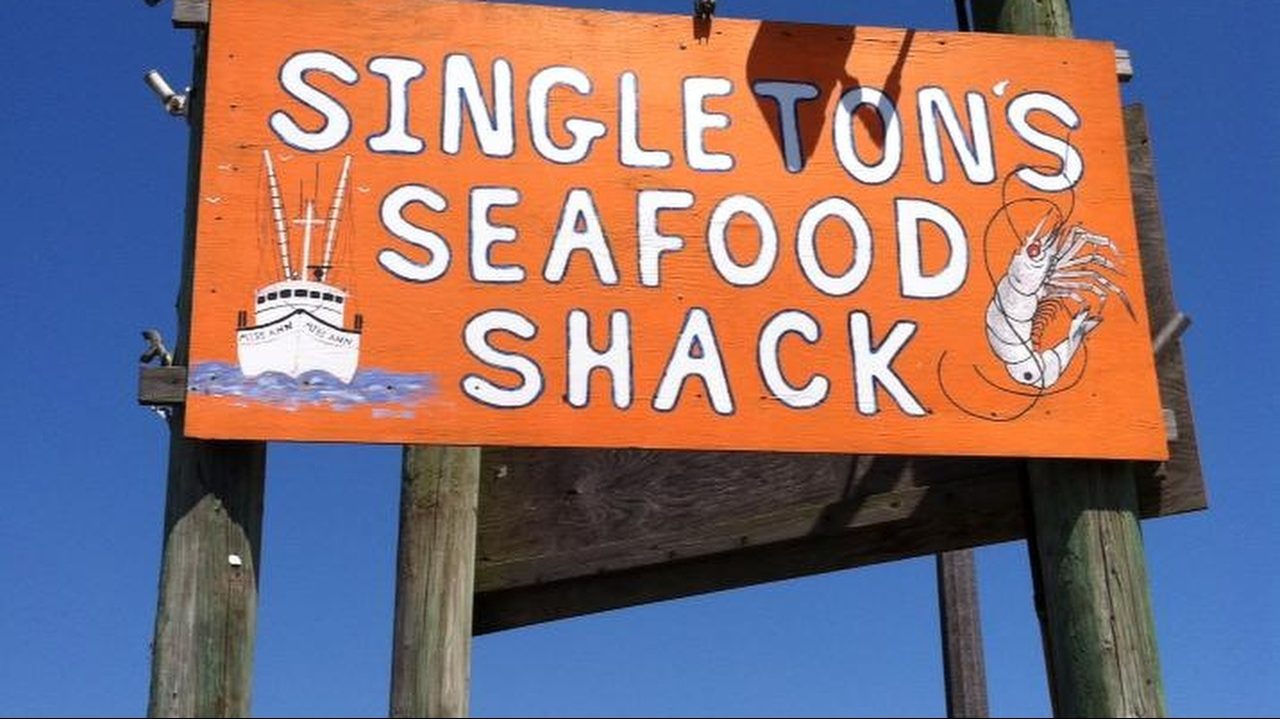 Best local restaurant for Mayport shrimp Singleton's Seafood...